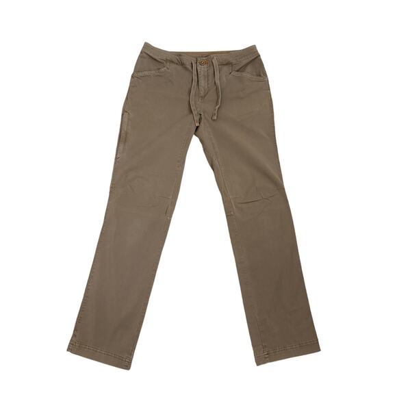 Orvis Relaxed Fit Brown Drawstring Pants Size Women's 6 - Picture 1 of 4